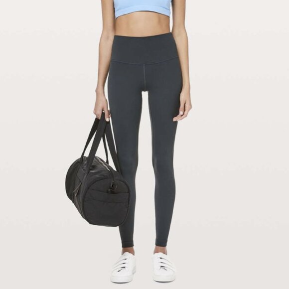 Lululemon Align Pant Leggings *Full Length 28" Melanite High Rise Nulu Size 8 - Picture 1 of 16